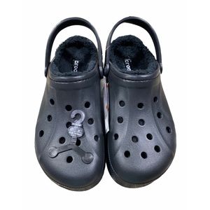 Crocs Black Lined